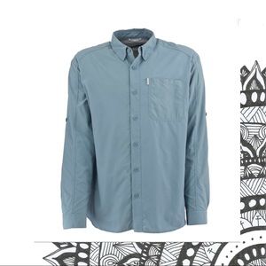 White Sierra Insect Shield Button Up Long Sleeve